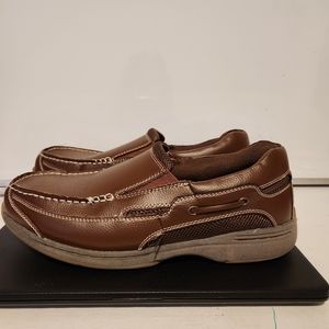 Men's Dr. Scholls leather slip-on shoes. Size 10.5.